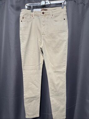 Judy Blue Slim Straight Chinos - Light Beige